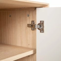 Studio Copenhagen Enfilade Maayka I - Partiellement en chêne massif - Blanc / Chêne clair -loftscape Boutique 1000277378 220803 036 DETAILS P000000001000277378