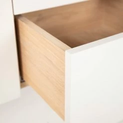 Studio Copenhagen Enfilade Maayka I - Partiellement en chêne massif - Blanc / Chêne clair -loftscape Boutique 1000277378 220803 037 DETAILS P000000001000277378