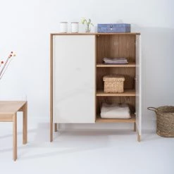 Studio Copenhagen Buffet Maayka - Partiellement en chêne massif - Blanc / Chêne clair -loftscape Boutique 1000277379 211012 15364800032 MOOD DETAILS P000000001000277379 mood