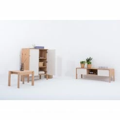 Studio Copenhagen Buffet Maayka - Partiellement en chêne massif - Blanc / Chêne clair -loftscape Boutique 1000277379 211012 15364800034 MOOD DETAILS P000000001000277379 mood