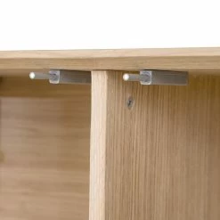 Studio Copenhagen Buffet Maayka - Partiellement en chêne massif - Blanc / Chêne clair -loftscape Boutique 1000277379 220729 055 DETAILS P000000001000277379