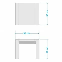 Studio Copenhagen Table basse Maayka - Partiellement en chêne massif - Chêne clair - Largeur : 55 cm 33 Studio Copenhagen Table basse Maayka - Partiellement en chêne massif - Chêne clair - Largeur : 55 cm -loftscape Boutique 1000277391 211111 144903000516 SKETCH DETAILS P000000001000277391 sketch
