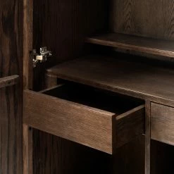 Red Living Buffet haut Limes - Chêne massif / Métal - Chêne foncé / Noir -loftscape Boutique 1000277630 210706 14081200051 DETAILS P000000001000277630