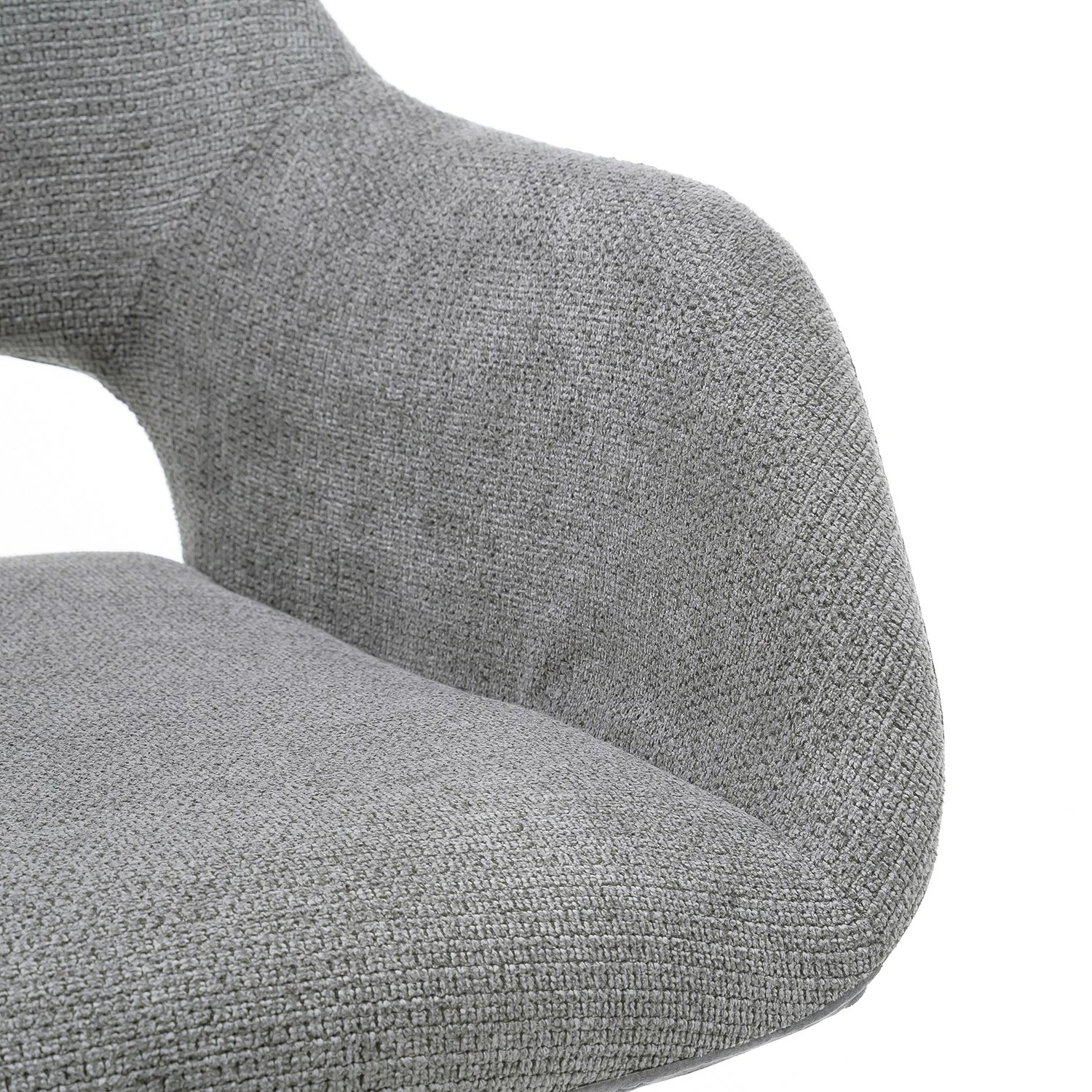 Norrwood Chaise à accoudoirs Tristan - Gris lumineux 4 Norrwood Chaise à accoudoirs Tristan - Gris lumineux – Image 2