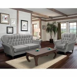 Red Living Fauteuil Dassel - Velours - Velours Onoli: Gris -loftscape Boutique 1000278195 210715 11324300246 MOOD DETAILS P000000001000278195 mood