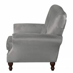 Red Living Fauteuil Dassel - Velours - Velours Onoli: Gris -loftscape Boutique 1000278195 210715 11324300248 DETAILS P000000001000278195