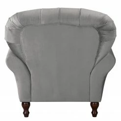 Red Living Fauteuil Dassel - Velours - Velours Onoli: Gris -loftscape Boutique 1000278195 210715 11324300249 DETAILS P000000001000278195