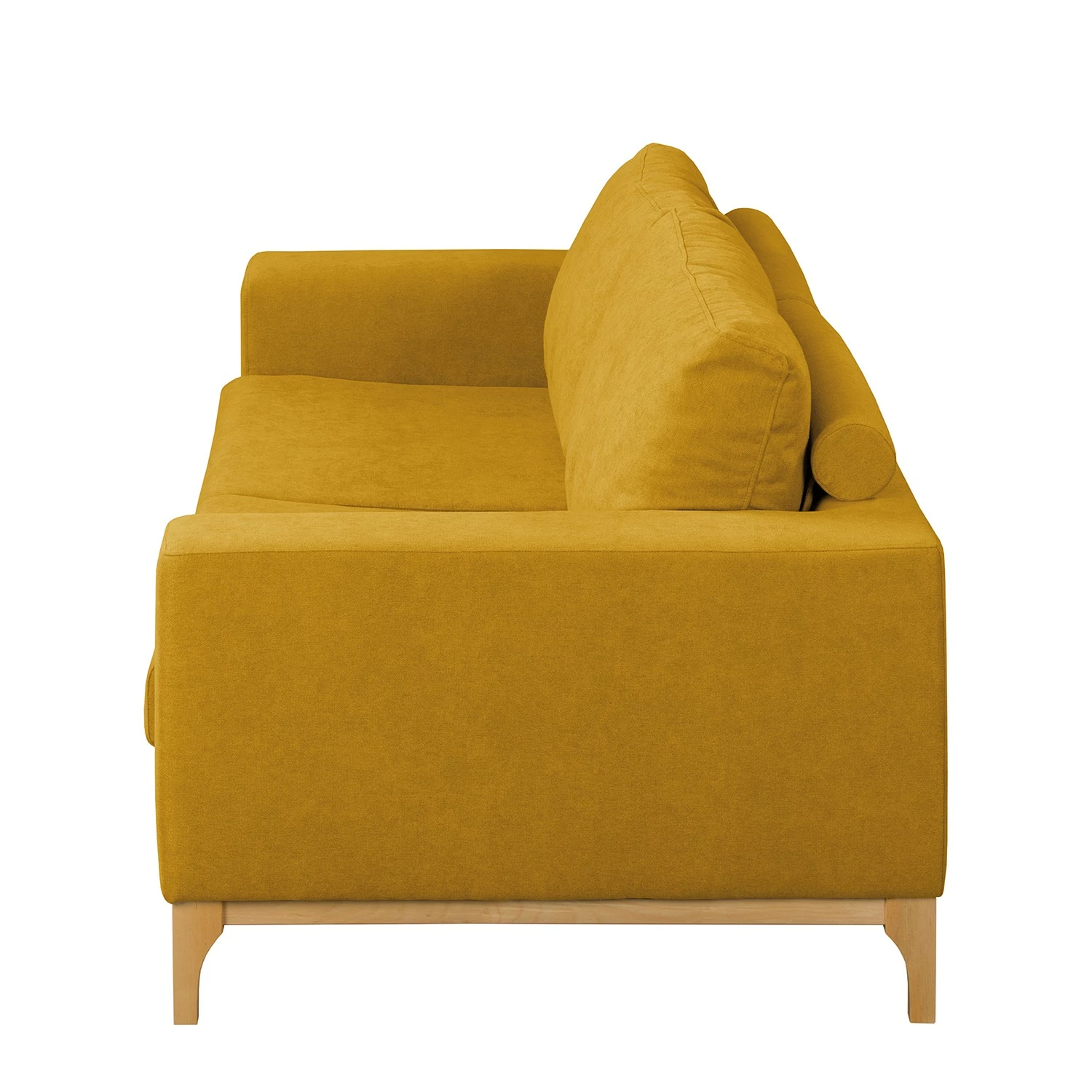 Ars Natura Canapé Darling (3 places) - Microfibre - Microfibre Rieka: Jaune moutarde 6 Ars Natura Canapé Darling (3 places) - Microfibre - Microfibre Rieka: Jaune moutarde – Image 4