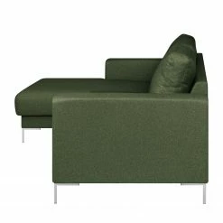 Fredriks Canapé d’angle Summer - Étoffe tissée Mavie: Vert foncé - Méridienne courte à gauche (vue de face) - Sans fonction couchage -loftscape Boutique 1000279770 210730 10323600389 DETAILS P000000001000279770