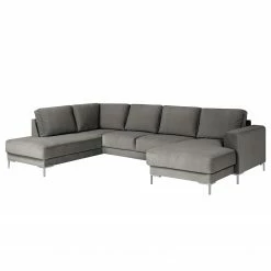 Fredriks Canapé panoramique Summer - Velours Vaia: Gris - Méridienne courte à droite / longue à gauche (vue de face) -loftscape Boutique 1000279791 211217 13142900678 DETAILS P000000001000279791