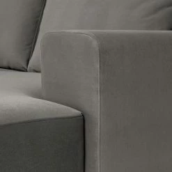 Fredriks Canapé panoramique Summer - Velours Vaia: Gris - Méridienne courte à droite / longue à gauche (vue de face) -loftscape Boutique 1000279791 211217 13142900711 DETAILS P000000001000279791