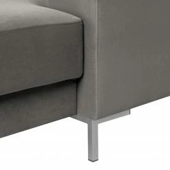 Fredriks Canapé panoramique Summer - Velours Vaia: Gris - Méridienne courte à droite / longue à gauche (vue de face) -loftscape Boutique 1000279791 211217 13143000766 DETAILS P000000001000279791