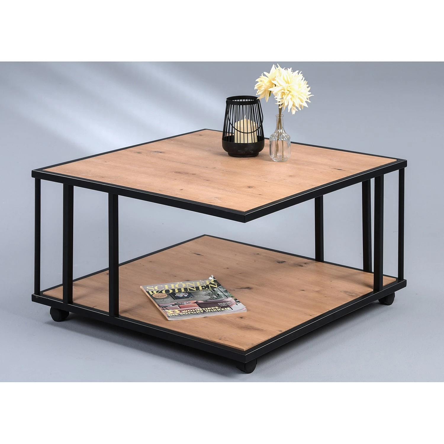 Red Living Table basse Parap - Marron / Noir 5 Red Living Table basse Parap - Marron / Noir – Image 3