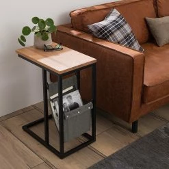 Ars manufacti Bout de canapé Montverde III - Chêne massif / Métal - Chêne -loftscape Boutique 1000281307 220126 061238000020 MOOD DETAILS P000000001000281307 mood