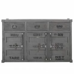 Wolf-Möbel Buffet Container - Acacia Gris -loftscape Boutique 1000281790 220616 030 DETAILS P000000001000281790