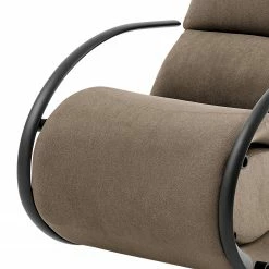 Loftscape Fauteuil de relaxation Calcha - Microfibre Gea:Taupe - Avec repose-pieds -loftscape Boutique 1000282662 220518 070 DETAILS P000000001000282662