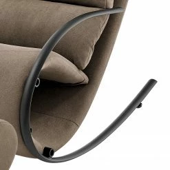 Loftscape Fauteuil de relaxation Calcha - Microfibre Gea:Taupe - Avec repose-pieds -loftscape Boutique 1000282662 220518 080 DETAILS P000000001000282662