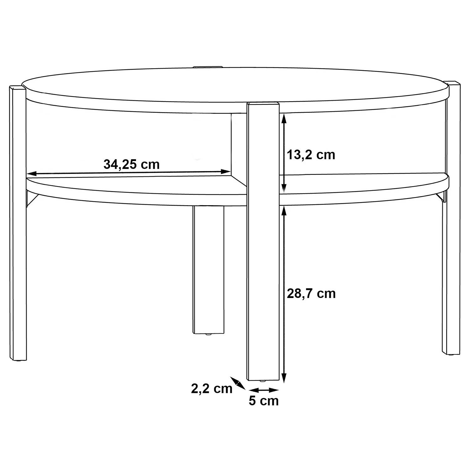 Loftscape Table basse Nab - Noir mat 7 Loftscape Table basse Nab - Noir mat – Image 5