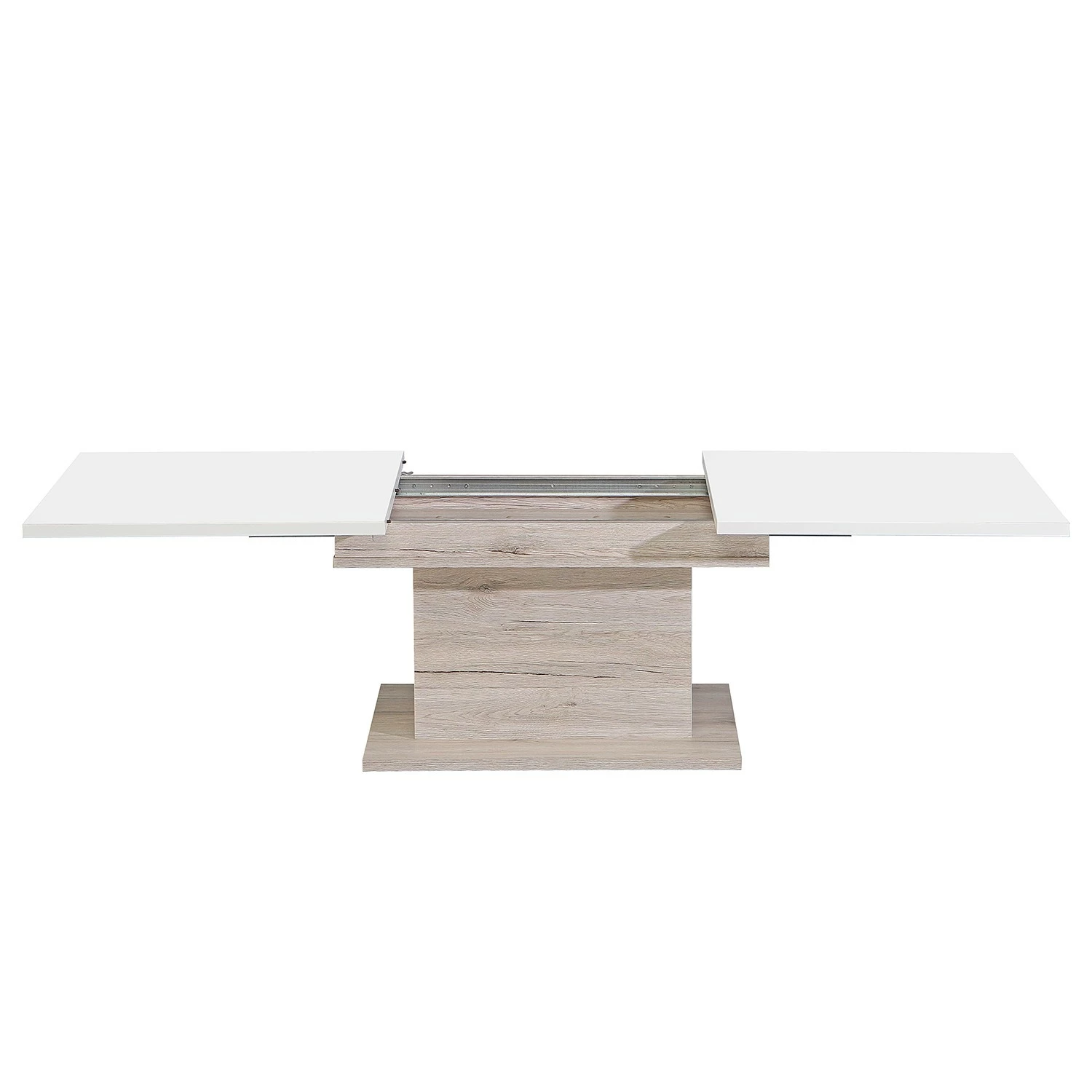 Loftscape Table basse Sander - Blanc brillant / Imitation chêne 7 Loftscape Table basse Sander - Blanc brillant / Imitation chêne – Image 5