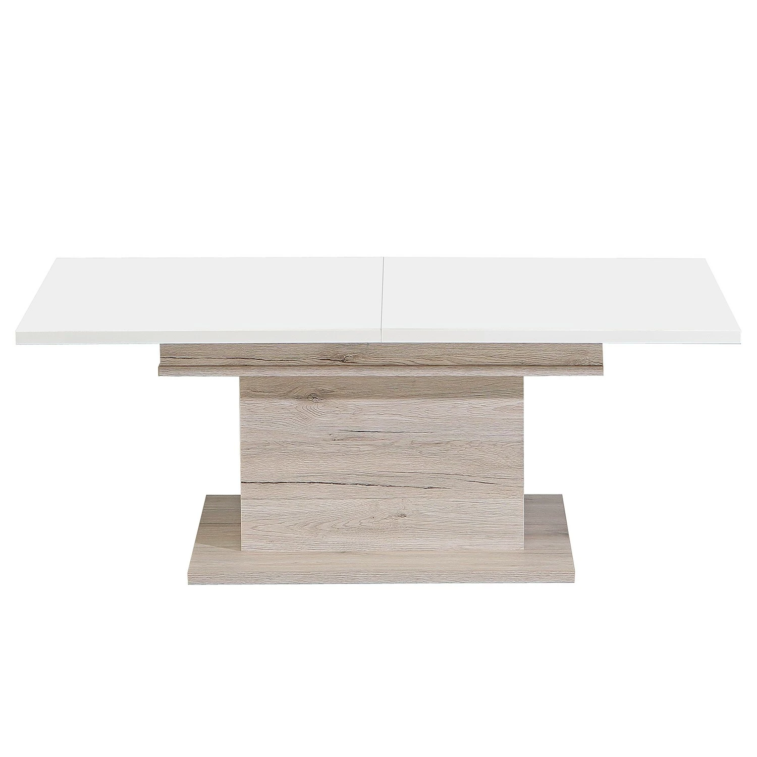 Loftscape Table basse Sander - Blanc brillant / Imitation chêne 8 Loftscape Table basse Sander - Blanc brillant / Imitation chêne – Image 6