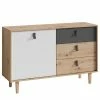 Fredriks Buffet Bowood - Imitation chêne artisan / Blanc -loftscape Boutique 1000283829 210805 14243400056 IMAGE P000000001000283829