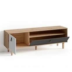 Fredriks Meuble TV Bowood - Imitation chêne artisan / Blanc -loftscape Boutique 1000283837 210805 14243600107 DETAILS P000000001000283837