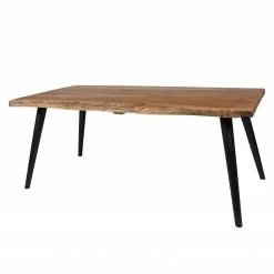 Fredriks Table basse Berapi - Acacia massif / Métal - Acacia / Noir -loftscape Boutique 1000283850 210805 14244000203 DETAILS P000000001000283850