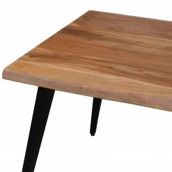 Fredriks Table basse Berapi - Acacia massif / Métal - Acacia / Noir -loftscape Boutique 1000283850 210805 14244000204 DETAILS P000000001000283850