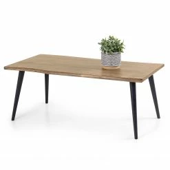 Fredriks Table basse Berapi - Acacia massif / Métal - Acacia / Noir -loftscape Boutique 1000283850 210805 14244000206 DETAILS P000000001000283850