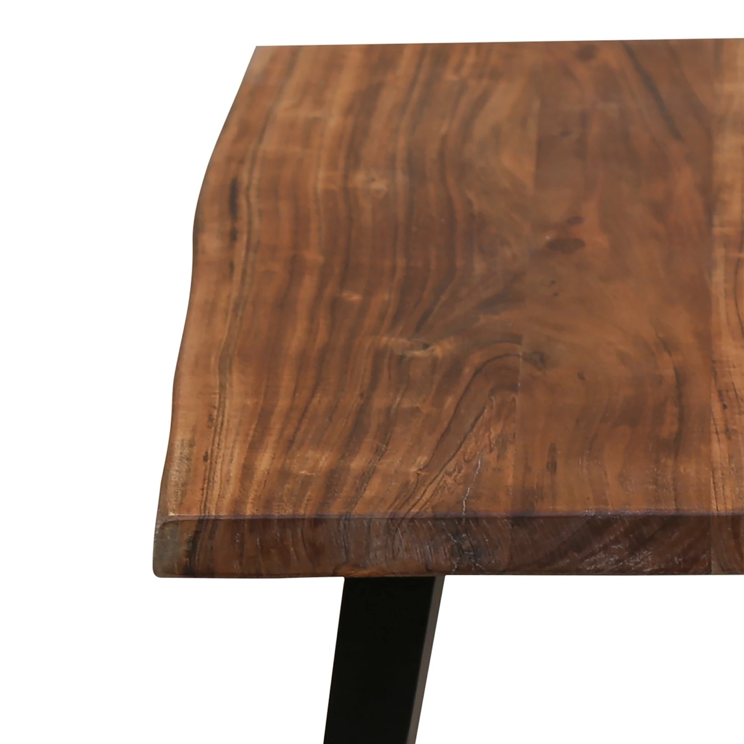 Fredriks Bout de canapé Berapi - Acacia massif / Métal - Acacia / Noir 7 Fredriks Bout de canapé Berapi - Acacia massif / Métal - Acacia / Noir – Image 5