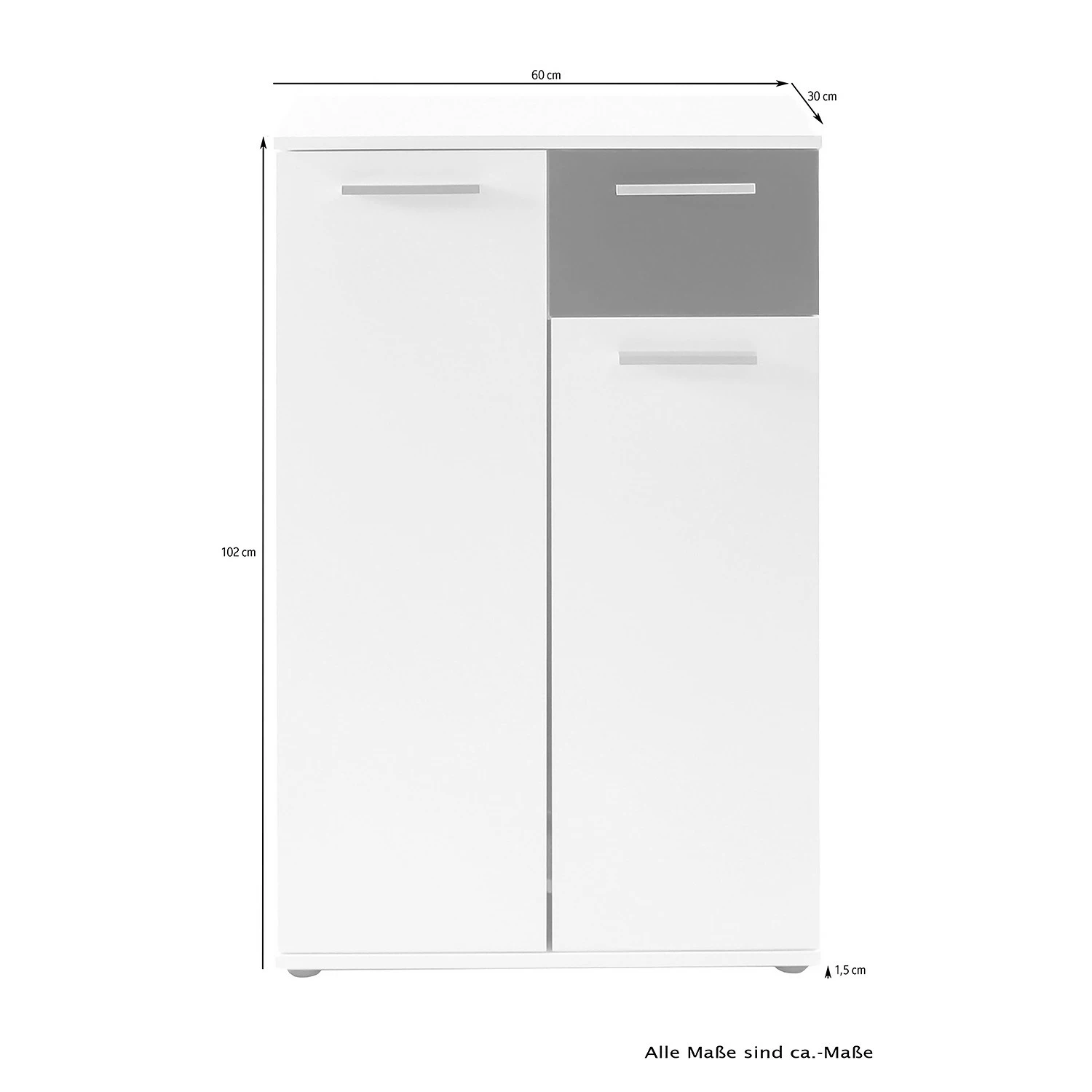 Fredriks Meuble à chaussures Chippewa I - Imitation bois ancien / Anthracite 8 Fredriks Meuble à chaussures Chippewa I - Imitation bois ancien / Anthracite – Image 6