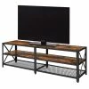 Red Living Banc TV Copake I - Marron / Noir - Marron - Largeur : 160 cm