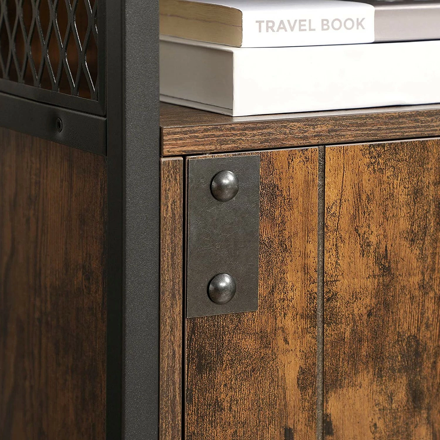 Red Living Bout de canapé Morristown - Marron / Noir 8 Red Living Bout de canapé Morristown - Marron / Noir – Image 6