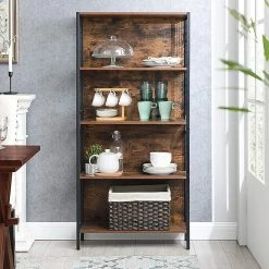 Red Living Étagère Welford - Marron / Noir -loftscape Boutique 1000283952 210813 06354400114 MOOD DETAILS P000000001000283952 mood