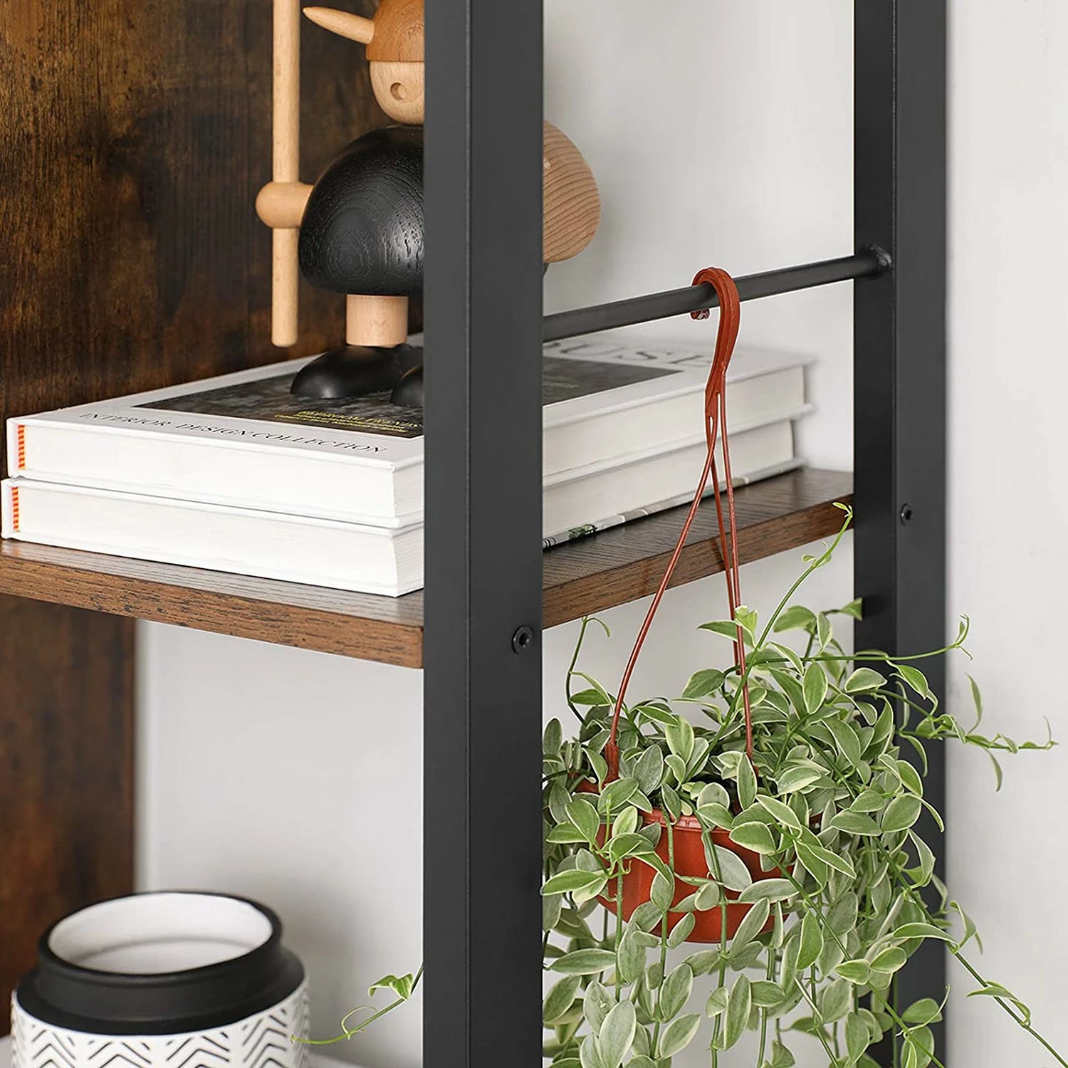 Red Living Étagère Niolon II - Marron / Noir 8 Red Living Étagère Niolon II - Marron / Noir – Image 6