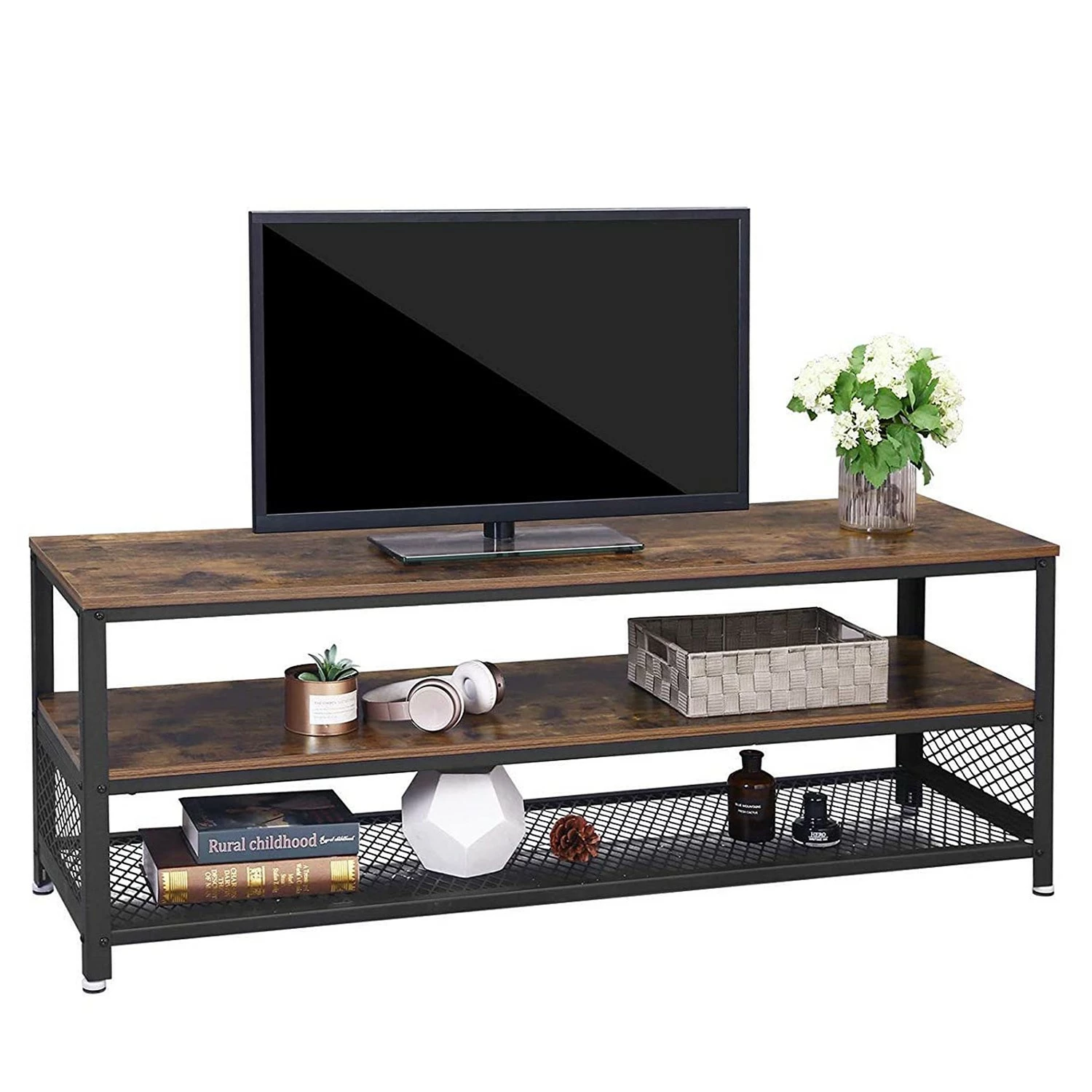 Red Living Banc TV Morristown - Largeur : 140 cm 6 Red Living Banc TV Morristown - Largeur : 140 cm – Image 4