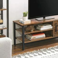 Red Living Meuble TV Brillac - Marron / Noir -loftscape Boutique 1000283981 210810 15023900156 DETAILS P000000001000283981