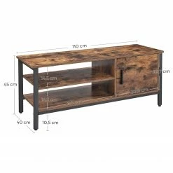 Red Living Meuble TV Brillac - Marron / Noir -loftscape Boutique 1000283981 210810 15023900158 SKETCH DETAILS P000000001000283981 sketch