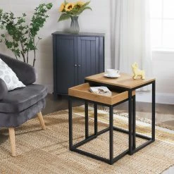 Red Living Bouts de canapé Tuxford (lot de 2) - Marron clair 11 Red Living Bouts de canapé Tuxford (lot de 2) - Marron clair -loftscape Boutique 1000283986 210813 06360100299 MOOD DETAILS P000000001000283986 mood