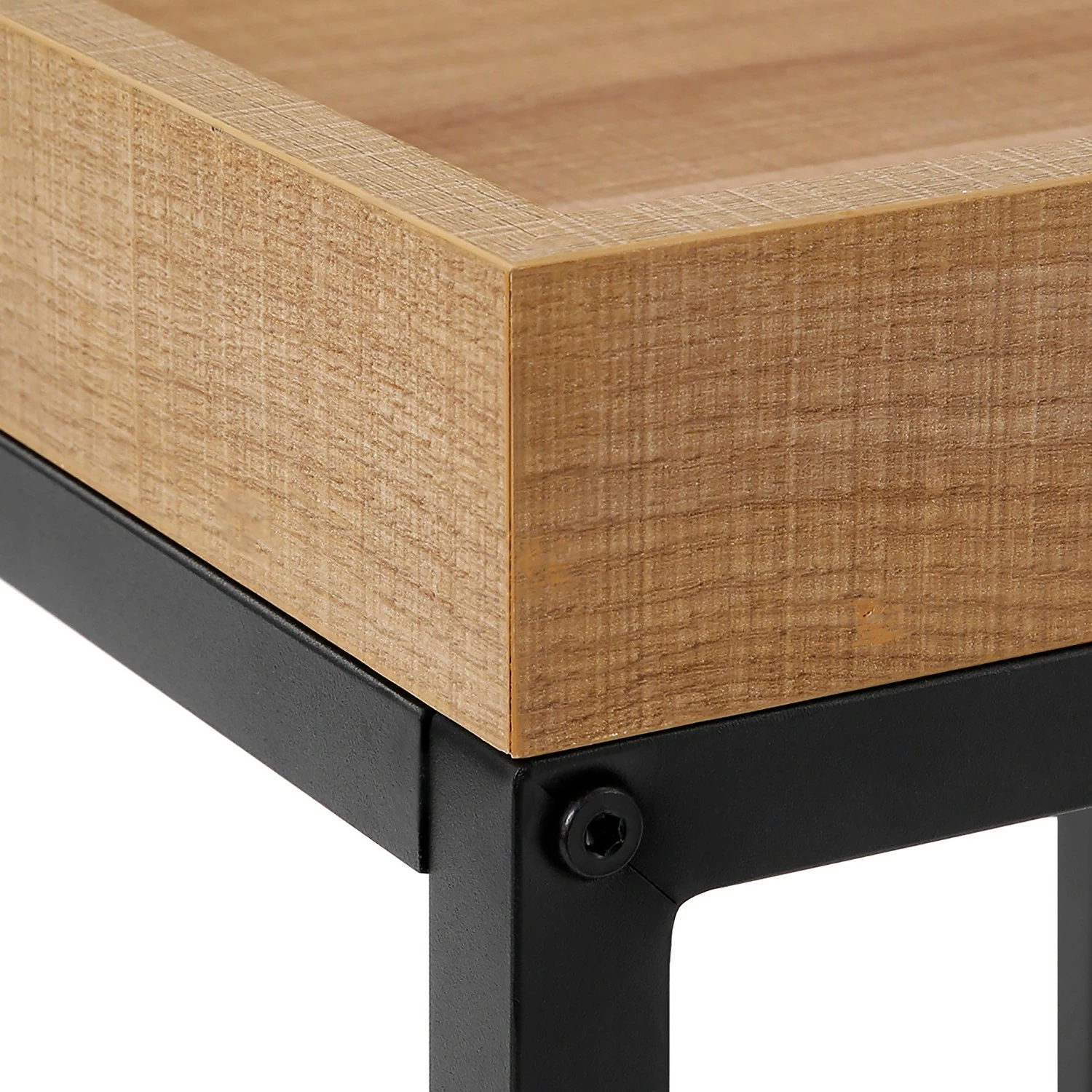 Red Living Bouts de canapé Tuxford (lot de 2) - Marron clair 7 Red Living Bouts de canapé Tuxford (lot de 2) - Marron clair – Image 5