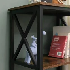 Red Living Étagère Molalla II - Marron / Noir -loftscape Boutique 1000283987 210813 06360200306 DETAILS P000000001000283987