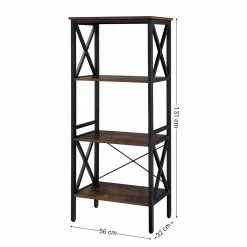 Red Living Étagère Molalla II - Marron / Noir -loftscape Boutique 1000283987 210813 06360200310 SKETCH DETAILS P000000001000283987 sketch