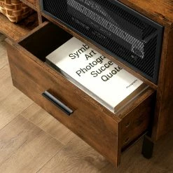 Red Living Meuble TV Ruhla - Marron / Noir -loftscape Boutique 1000284003 210810 15024000214 DETAILS P000000001000284003