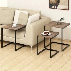 Red Living Bouts de canapé Elyrie (3 éléments) - Pin massif / Métal - Pin / Noir -loftscape Boutique 1000284309 210809 06081400016 MOOD DETAILS P000000001000284309 mood