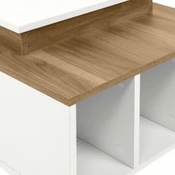 Loftscape Table basse Garala - Blanc / Imitation noyer clair 14 Loftscape Table basse Garala - Blanc / Imitation noyer clair -loftscape Boutique 1000284331 210809 06082700037 DETAILS P000000001000284331