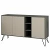 Loftscape Buffet Caceres - Métal - Moka / Gris