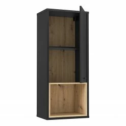 Loftscape Meuble haut Mazzo - Noir / Imitation chêne artisan -loftscape Boutique 1000285797 210819 12212500021 DETAILS P000000001000285797