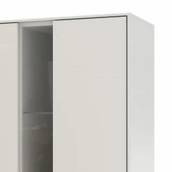 GWINNER Buffet haut Calea II - Blanc mat / Chêne - Avec éclairage -loftscape Boutique 1000285827 211117 160124000101 DETAILS P000000001000285827