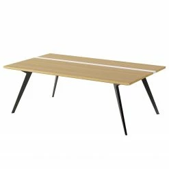 GWINNER Table basse Calea II - Plaqué bois - Chêne