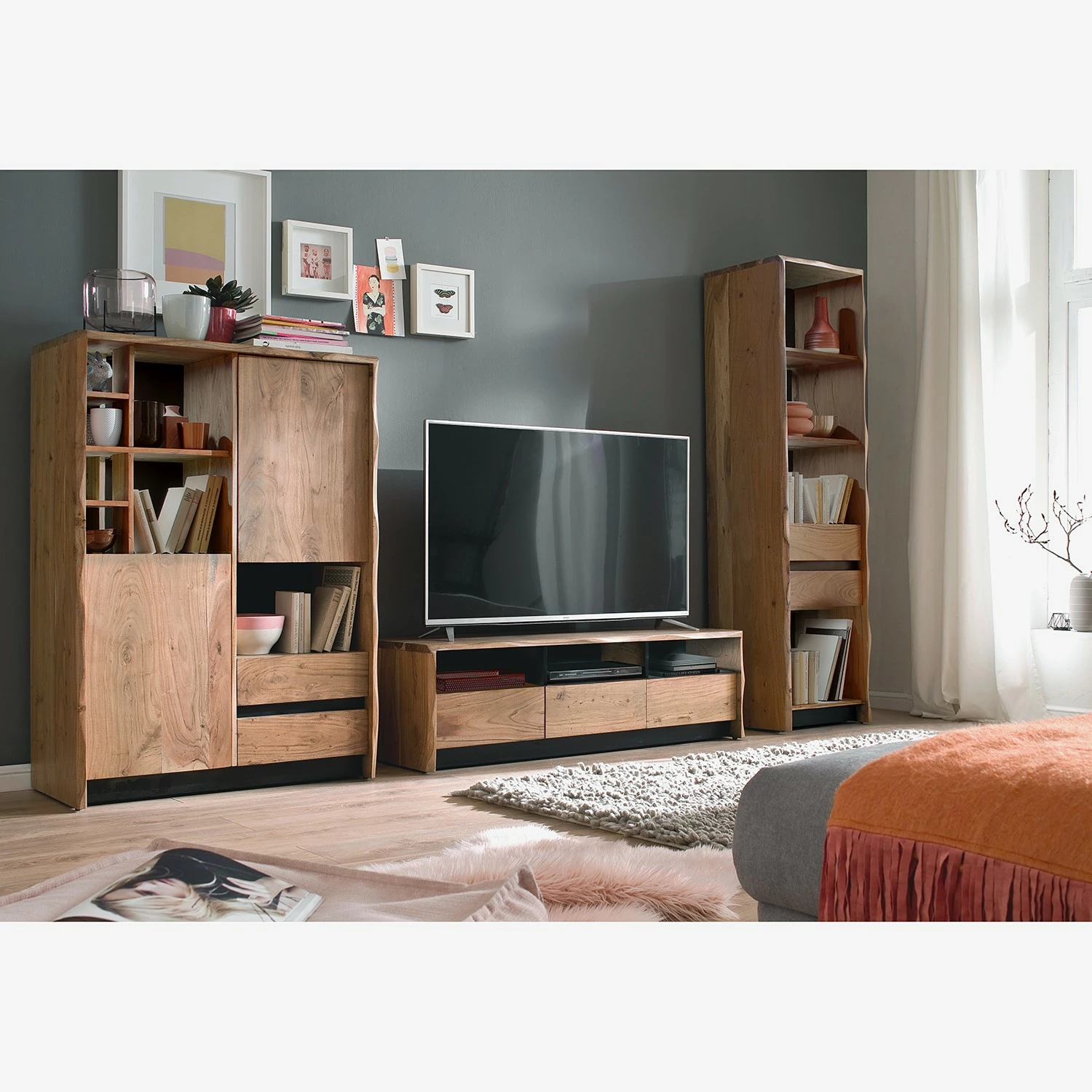 Red Living Étagère Calipso - Acacia 7 Red Living Étagère Calipso - Acacia – Image 5